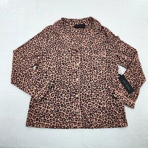 Rachael Zoe Womens Size Medium Long Sleeve Button Front Pajama Top